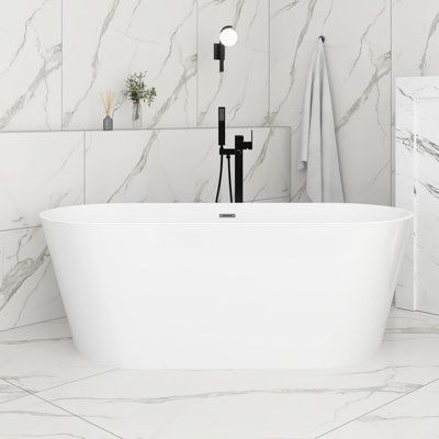 67'' X 31'' Acrylic Freestanding Soaking Bathtub