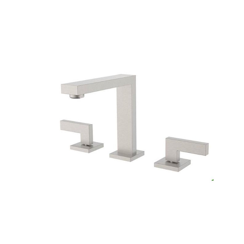 Trova Widespread Bathroom Faucet with Drain Assembly, Brushed  Nickel