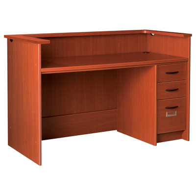 Library Rectangle Synthetic Laminate Reception Desk