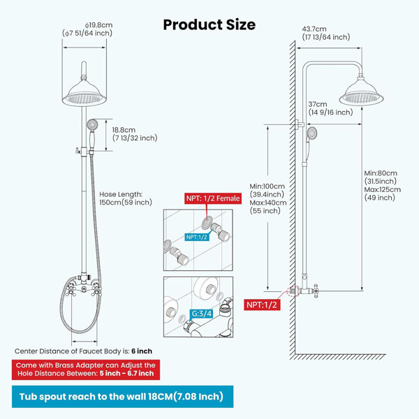 Dimensions du produit