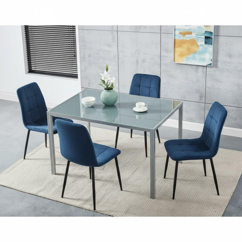 4 - Person Dining Set, Blue