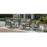 4 Piece Outdoor Conversation Set with Sunbrella® Cushions