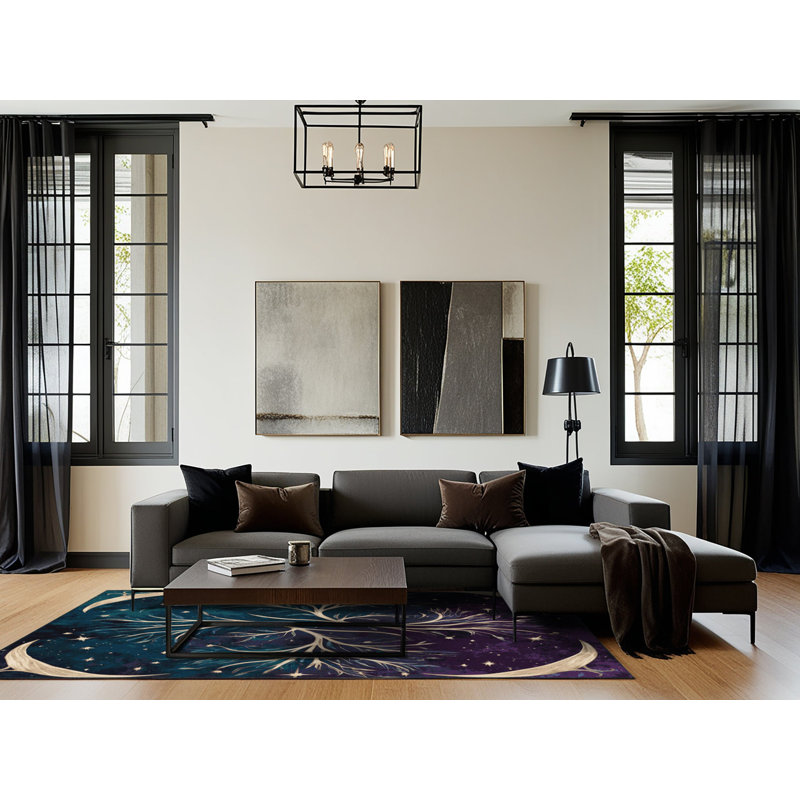 Silver Grove Rug, Rectangle 3' x 5'