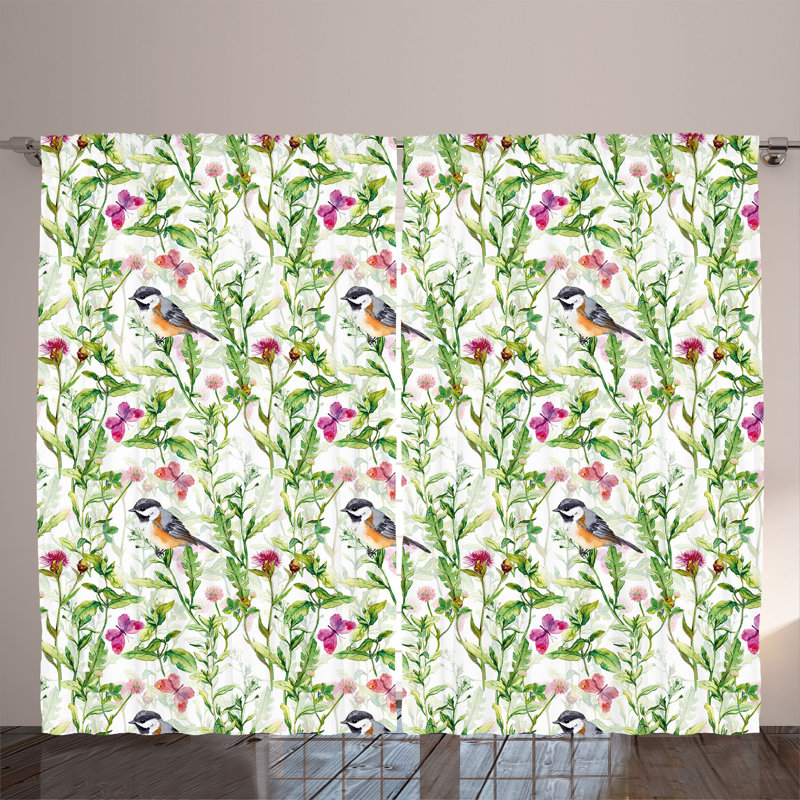 Semi Sheer Curtain Pair