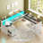 Ilana L-Shaped Computer Desk with Power Outlet-229533308