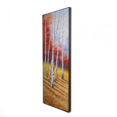 " Fall Landscape With Birches "