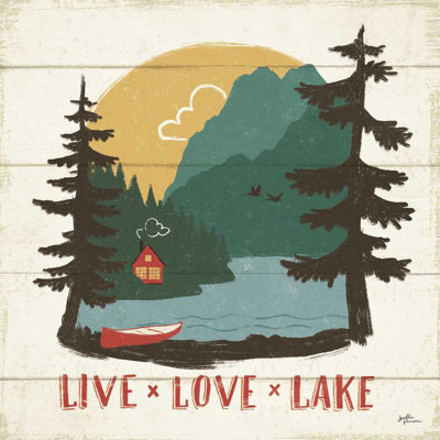 Vintage Lake VII by Janelle Penner - Wrapped Canvas Painting