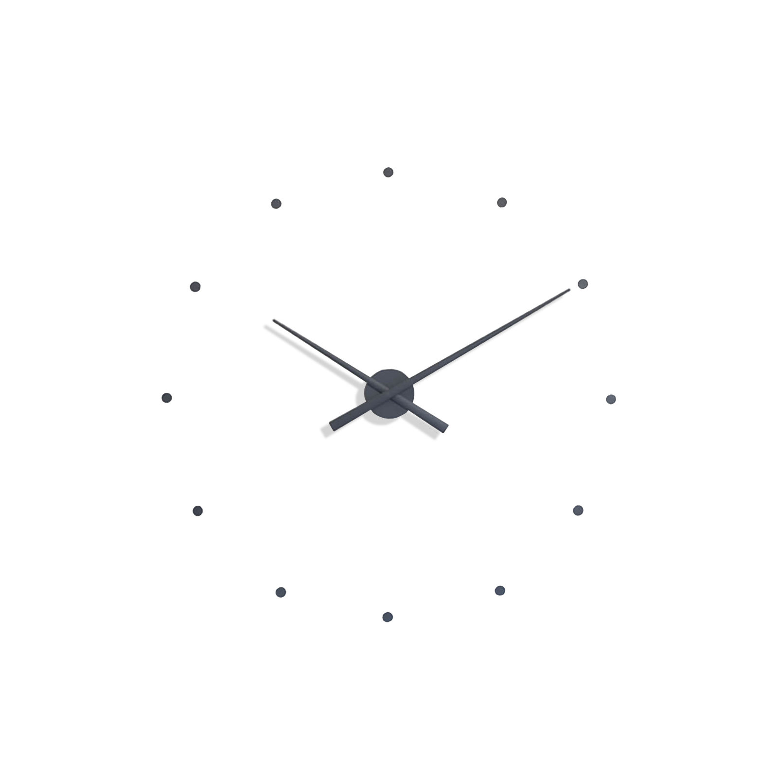 OJ Wall Clock, Gray, Large