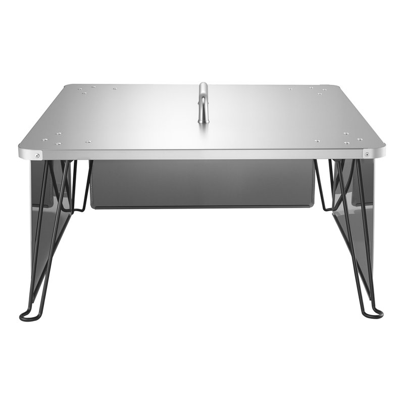 64.5cm x 64.5cm Rectangle Stainless Steel Fire Pit Lid