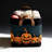 5Pcs,Halloween Storage Basket - Foldable Collapsible Organizer Bin With Ghost Party Design For Toys, Laundry, And Multi-Purpose Use, Made Of Cotton Linen And Oxford Fabric