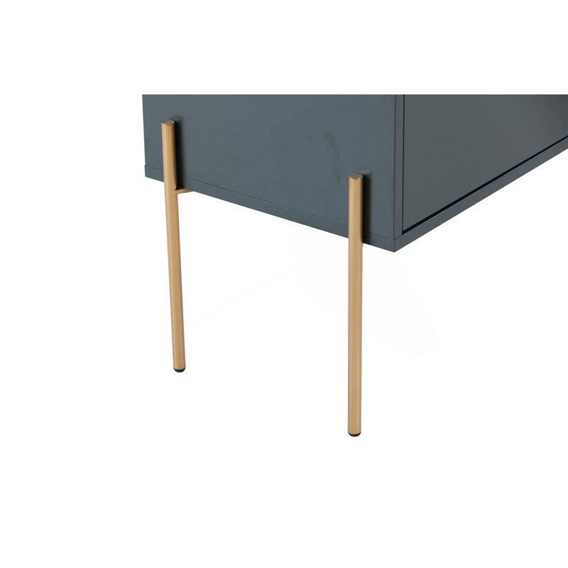 Modern Entertainment TV Stand With Storage, Durable MDF Cabinet For Living Room And Kitchen, Multifunctional Sideboard Buffet Table