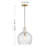 Orjona 1-Light Pendant in Brass-1190401893
