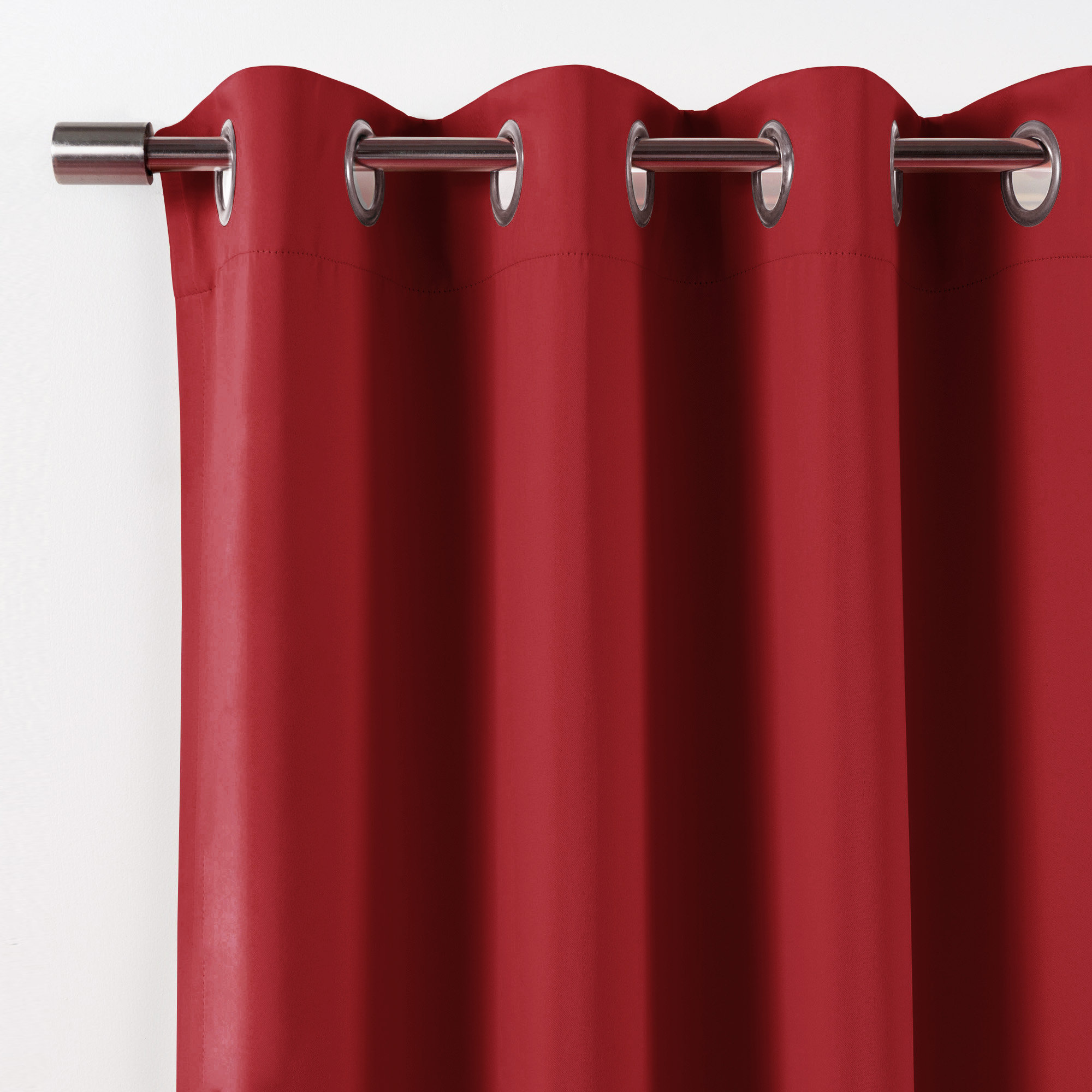 Schaeffer Blackout Curtain, Cardinal Red, 52" W x 84" L
