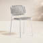 Yo Outdoor Chair with Woven Seat and Metal Frame-1957243845