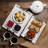 Rustic Serving Tray With Handles - 2 Nesting Trays For Serving Food - Wooden Tray For Decor, Coffee Table & Ottoman - Large Serving Tray With Distressed White Finish To Complement Any Decor