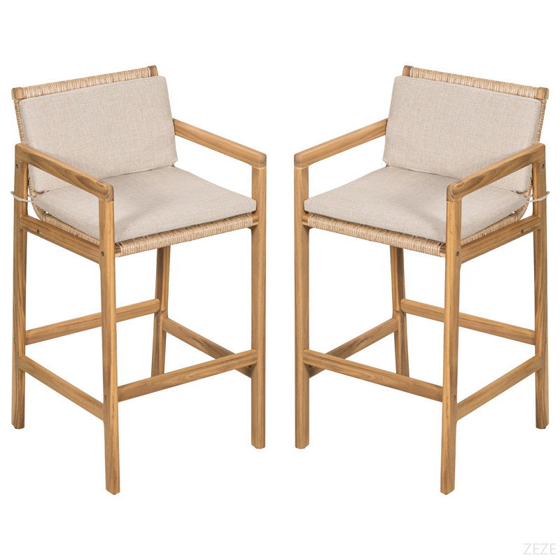 Ensemble de 2 tabourets de bar Marcella