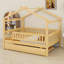Lit en bois avec couchette-1050307680