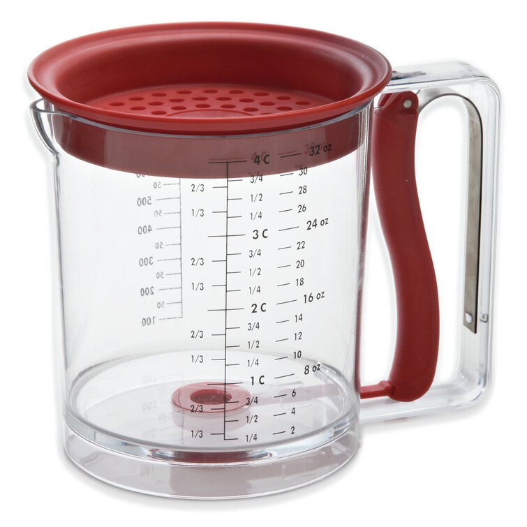 Trigger Fat Separator  Large 4-Cup Size Perfect for Family Gatherings -  Creative Kitchen Fargo