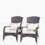 Chaise de patio avec coussins (coussin gris)-1439298872