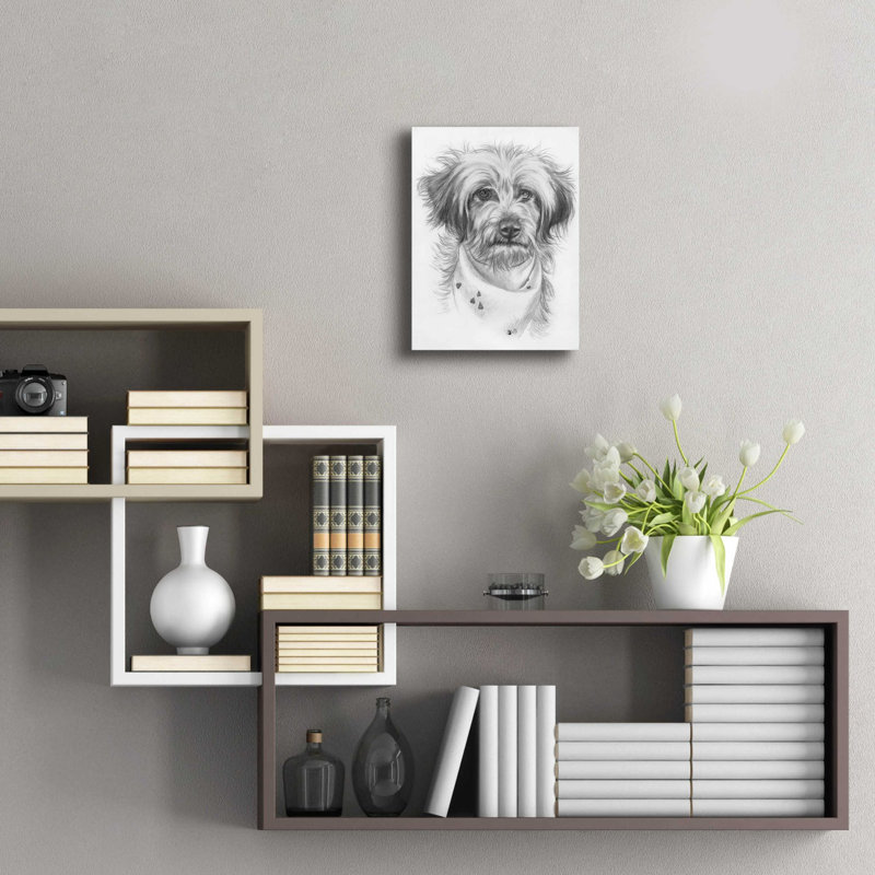 Pomapoo by Barbara Keith - Unframed Print, 12" W x 16" H