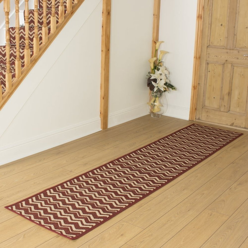 Runner Anita Chevron Hand Woven Indoor Area Rug, Runner 66 x 420cm