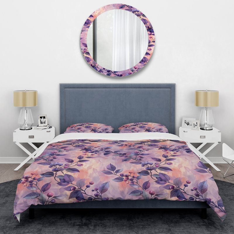 Ensemble de housse de couette Modern, Housse de couette simple et deux taies décorative