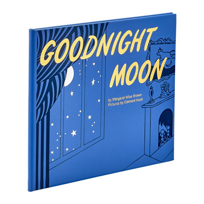 Graphic Image Goodnight Moon Coffee Table Book, Leather, Blue