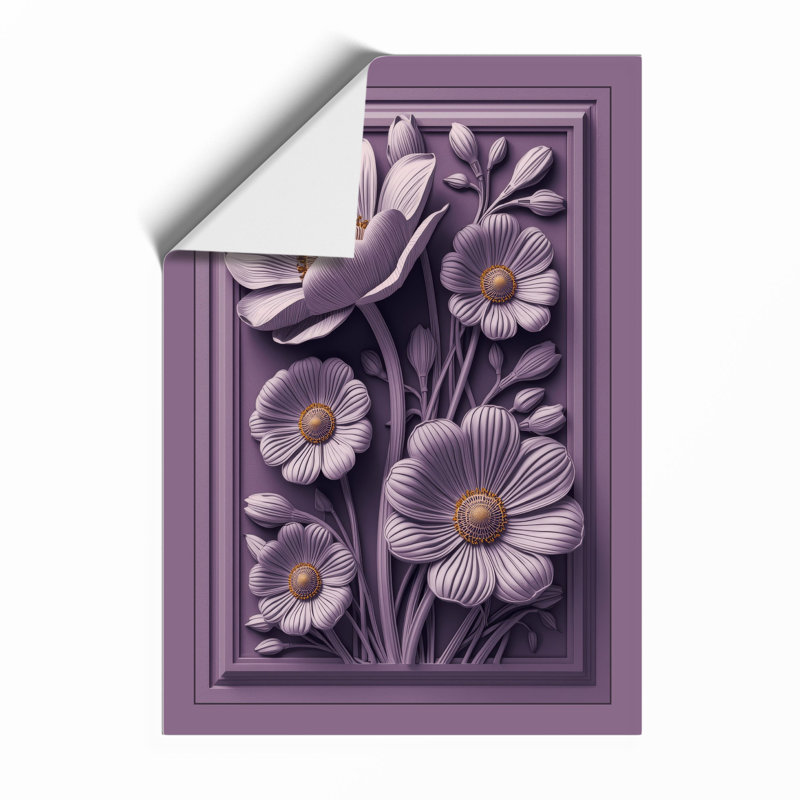 Lavender Botanica Botanical - Framed Print, Unframed, A1 - 84.1 x 59.4 cm