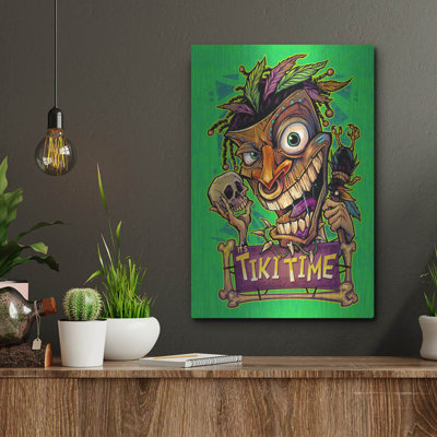 Trinx «It's Tiki Time» par Flyland Designs, art mural en métal