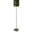 Lampe sur pied rétro avec abat-jour-142245654