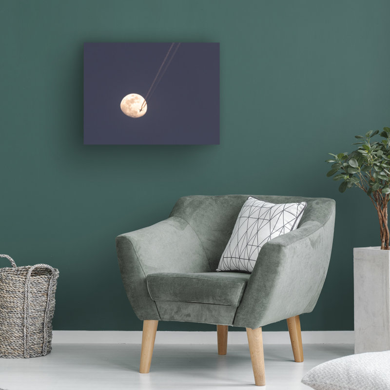 Art sur toile, bolognaise, jet de lune, Gemini, H 14 po x l 19 po
