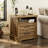 Farmhouse Nightstand With 2 Spacious Drawers,End Table With Ample Storage Shelf,Bedside Cabinet With 4 Solid Wood Legs Farmhouse Nightstand With 2 Spacious Drawers,End Table With Ample Storage Shelf,Bedside Cabinet With 4 Solid Wood Legs (Set Of 2)-1005304884