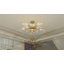 10 - Light Dimmable Sputnik LED Chandelier with Remote Control Included