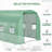 Outsunny 14.6' X 6.6' X 6.6' Walk-In Tunnel Hoop Greenhouse With Mesh Door & 8 Windows-114766768