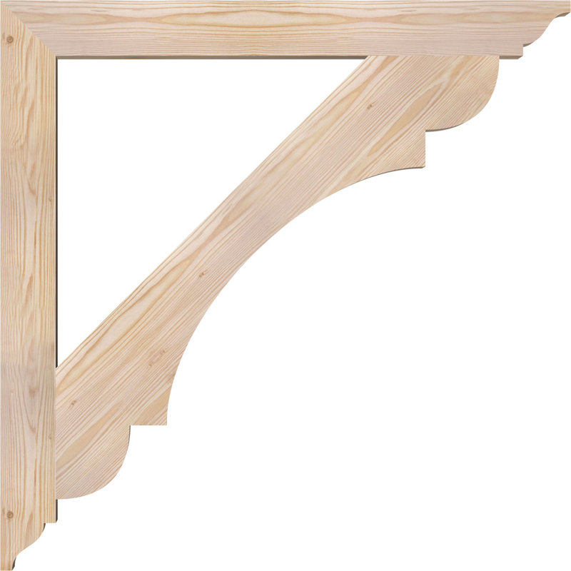 Support olympique traditionnel, Douglas (lisse), H 36 po x l 3,5 po x P 36 po