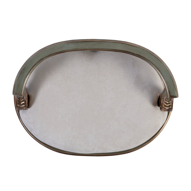 Jules Upholstered Vanity Stool, Pastel Green