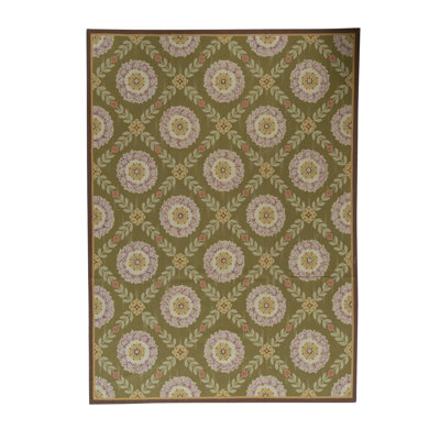Aubusson Renaissance Hand Woven Wool Moroccan Area Rug