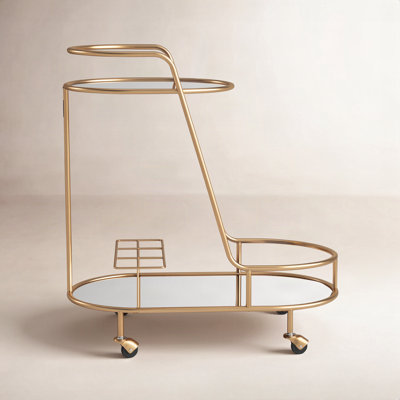 Emalie Metal Bar Cart