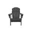 Chaise pliante grise avec porte-gobelet double, météo pour le jardin, siège spacieux et haut en gris