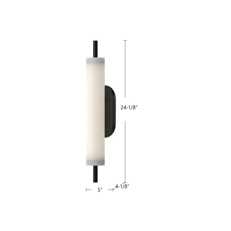 Estes LED Outdoor Armed Sconce