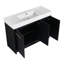 Ensemble de meuble-lavabo simple 48 po avec plateau en plastique Ednamay