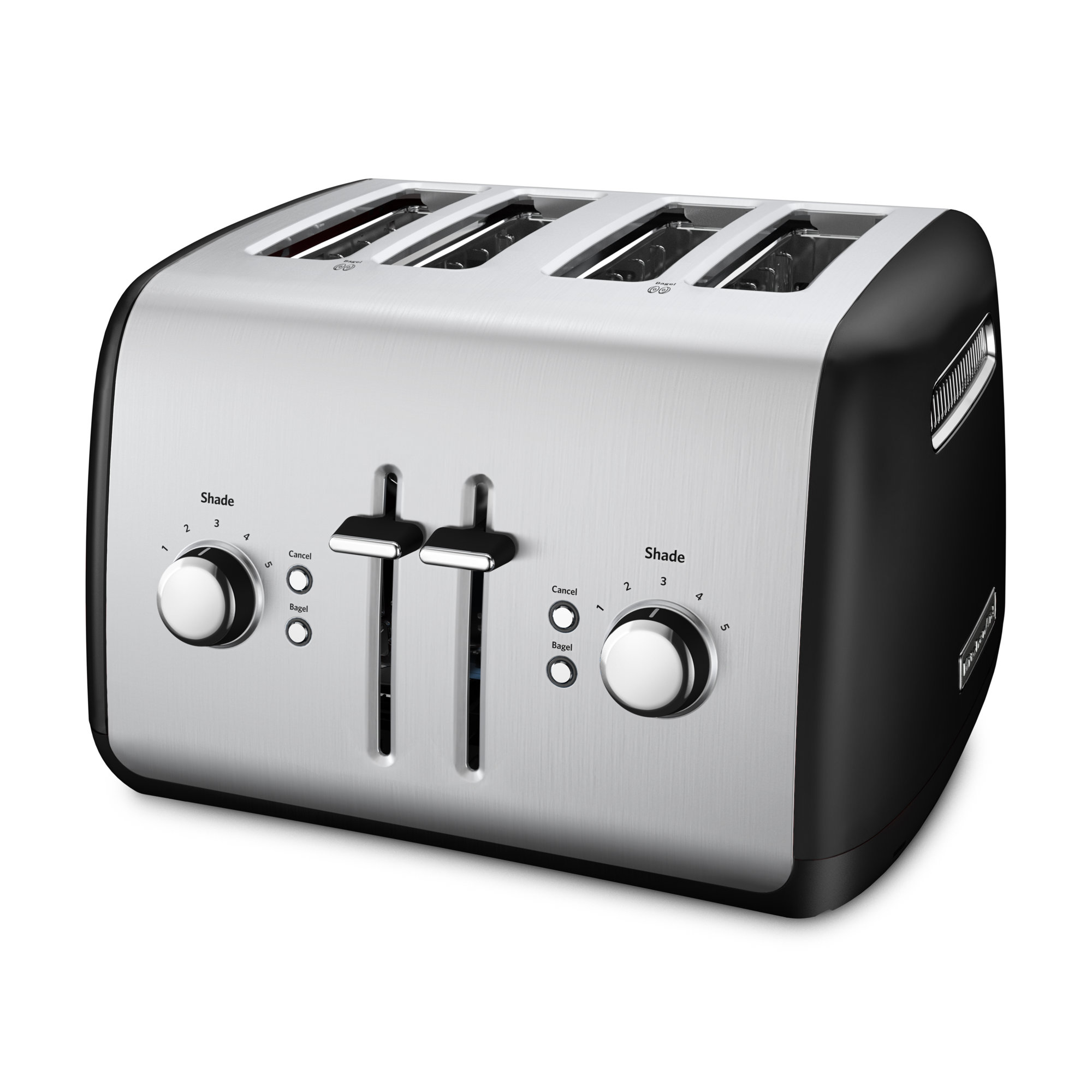 KitchenAid® 4-Slice Toaster with Manual High-Lift Lever, Onyx Black