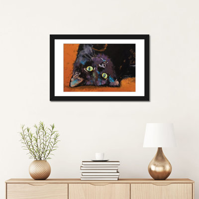 «Upside Down Kitten», reproduction sur toile