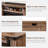 Marckson 70'' Barn Door TV Stand with 36" Electric Fireplace,  Fireplace TV Stand For TVs Up To 80" with Storage Drawers-39067882