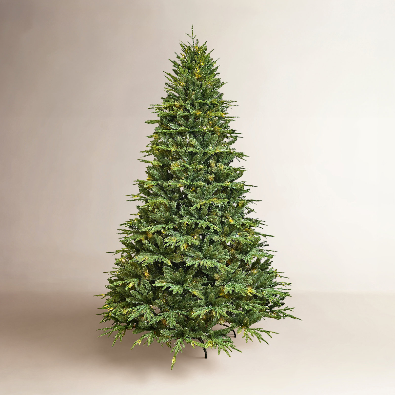 Minerva Pre-Lit Spruce Christmas Tree, 6.5' H