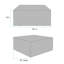 Universal 36 Square Cover Seascape Charcoal (Cover Only)-905942723