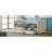 Twin Size Corduroy Daybed with Two Drawers and Wood Slat-2009407210