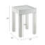 Table de bout en miroir Noralie Glam