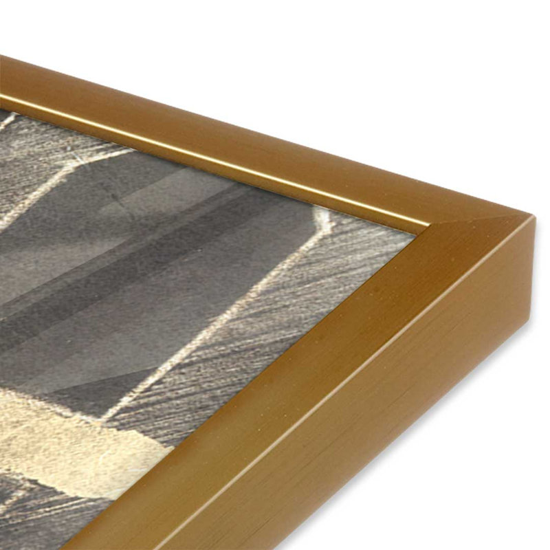«Trellis Pattern I» par Ethan Harper, reproduction d'art sur toile, Impression sur cadre ouvert sans papier mat, Doré