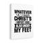 Under Christ's Feet - Wrapped Canvas Print-251546402